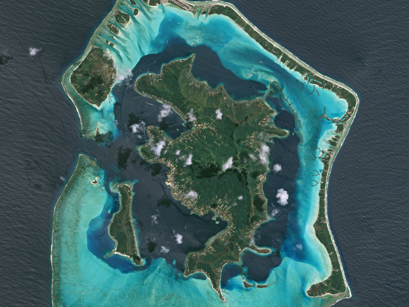 SPOT6  ボラボラ島